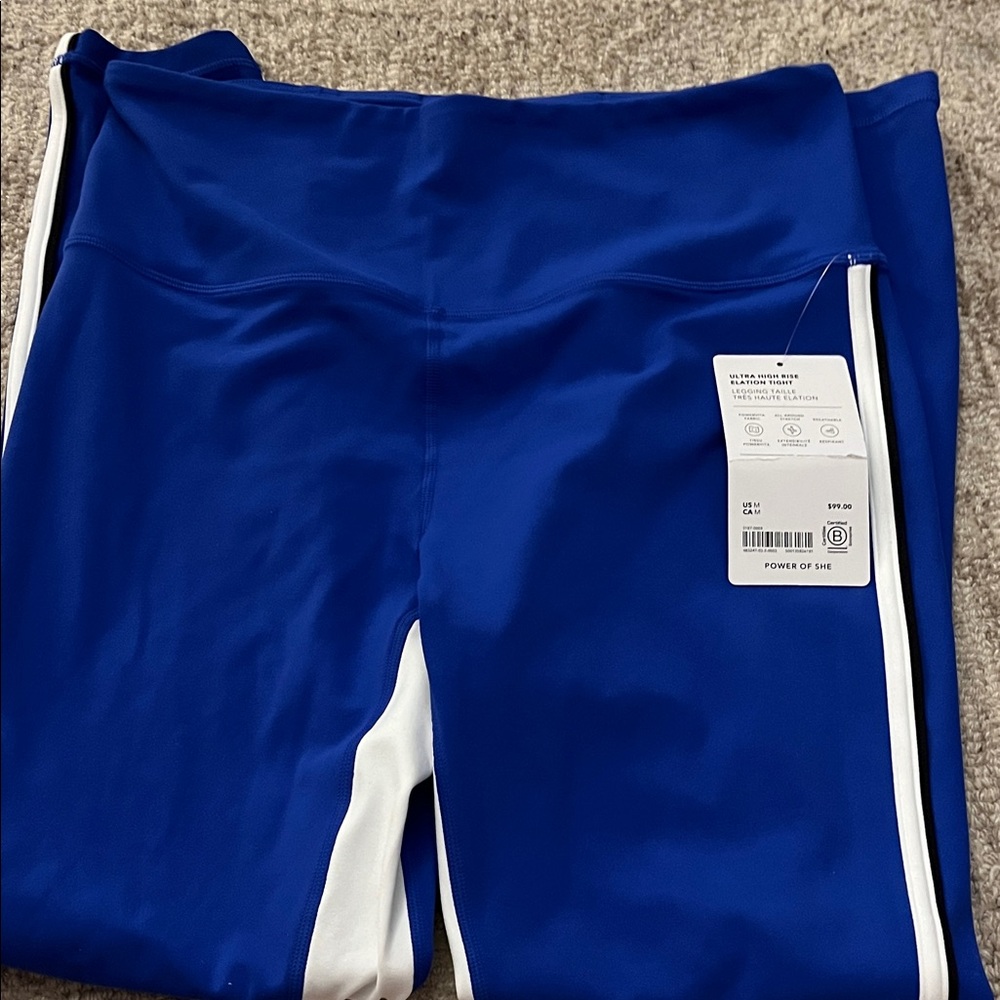 Athleta Blue high rise elation tights